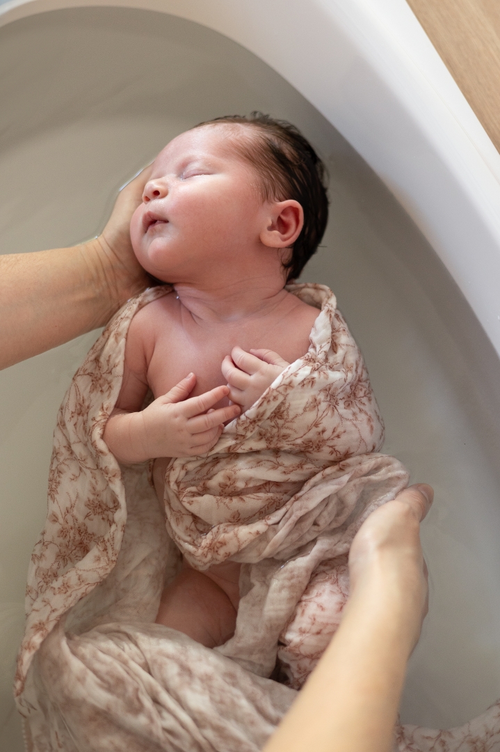 reportage photo thalasso bain bébé